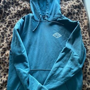 Vans Teal Pullover Hoodie with Small Logo
